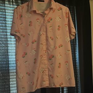 Kawaii style button down